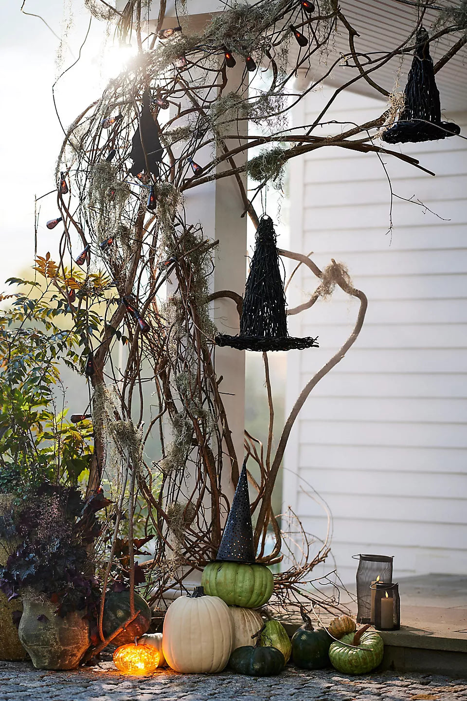 Witch Hat Iron Lantern