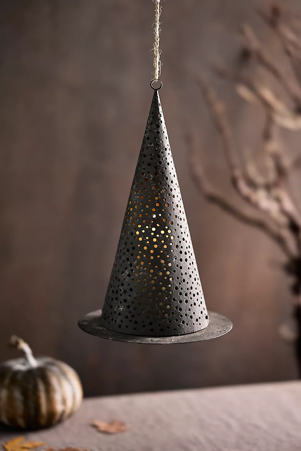 Witch Hat Iron Lantern